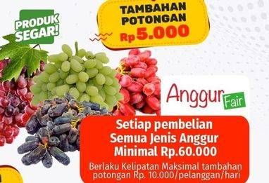 Promo Harga Anggur All Variants  - Lotte Grosir