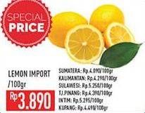 Promo Harga Lemon Import per 100 gr - Hypermart