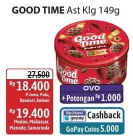 Promo Harga Good Time Chocochips Assorted Cookies Tin 149 gr - Alfamidi