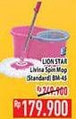 Promo Harga LION STAR Livina Spin Mop BM-45  - Hypermart