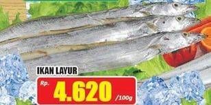 Promo Harga Ikan Layur per 100 gr - Hari Hari