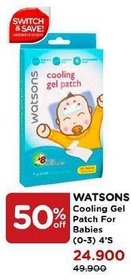 Promo Harga WATSONS Cooling Gel Patch Baby 4 pcs - Watsons