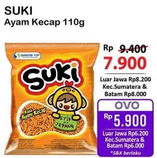 Promo Harga Suki Snack Ayam Kecap 125 gr - Alfamart