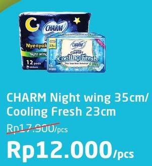 Promo Harga Charm Night Wing 35cm/ Cooling Fresh 23cm  - Alfamart