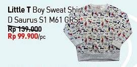 Promo Harga LITTLE-T Boy Sweatshirt D Saurus S1 M61 GRS  - Carrefour