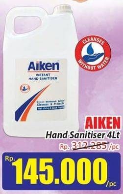 Promo Harga AIKEN Hand Sanitizer 4000 ml - Hari Hari