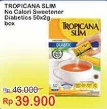 Promo Harga TROPICANA SLIM Sweetener 50 pcs - Indomaret