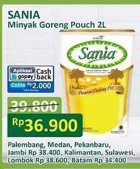 Promo Harga Sania Minyak Goreng 2000 ml - Alfamart