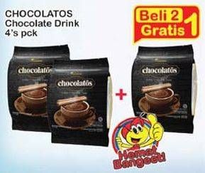 Promo Harga Chocolatos Chocolate Bubuk per 2 pouch 4 pcs - Indomaret