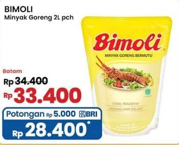 Promo Harga Bimoli Minyak Goreng 2000 ml - Indomaret