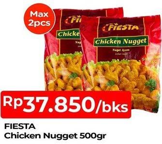 Promo Harga FIESTA Naget Chicken Nugget 500 gr - TIP TOP