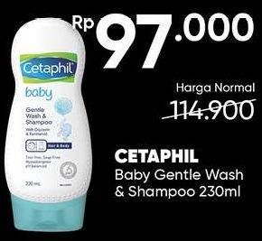 Promo Harga CETAPHIL Baby Gentle Wash & Shampoo 230 ml - Guardian