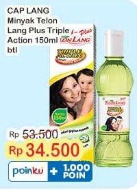 Promo Harga Cap Lang Minyak Telon Lang Plus 150 ml - Indomaret