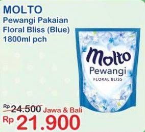 Promo Harga MOLTO Pewangi Blue 1800 ml - Indomaret