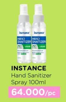 Instance Hand Sanitizer Liquid Spray