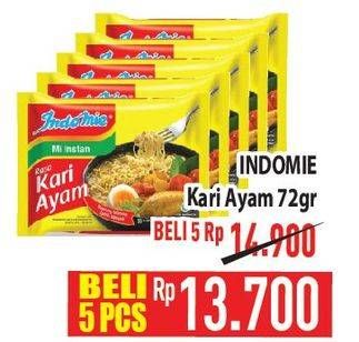 Promo Harga Indomie Mi Kuah Kari Ayam 72 gr - Hypermart
