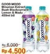 Promo Harga Good Mood Minuman Ekstrak Buah Lemon Madu, Blackcurrant 450 ml - Indomaret
