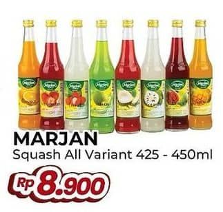 Promo Harga Marjan Syrup Squash All Variants 450 ml - Yogya