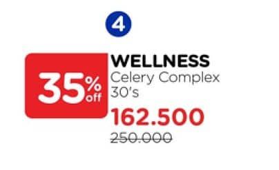 Promo Harga Wellness Celery Complex 30 pcs - Watsons