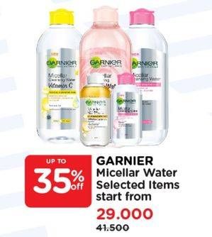 Promo Harga Garnier Micellar Water  - Watsons