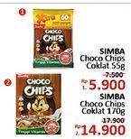Promo Harga Simba Cereal Choco Chips Coklat 170 gr - Alfamidi