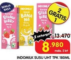 Promo Harga Indomilk Korean Series All Variants 180 ml - Superindo