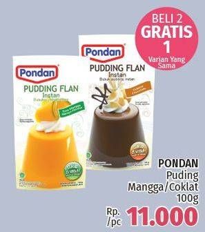 Promo Harga PONDAN Pudding Flan 100 gr - LotteMart