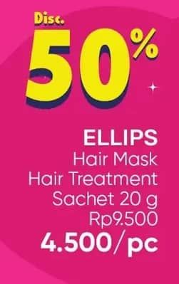 Promo Harga Ellips Hair Mask Hair Treatment 20 gr - Guardian