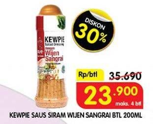 Promo Harga Kewpie Saus Siram Wijen Sangrai 200 ml - Superindo