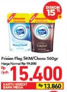 Promo Harga FRISIAN FLAG Susu Kental Manis Cokelat, Putih 560 gr - Carrefour