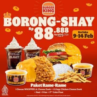 Promo Harga Borong Shay  - Burger King