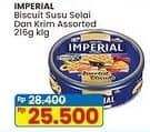 Promo Harga Imperial Biscuit Susu Selai Dan Krim Assorted 216 gr - Indomaret