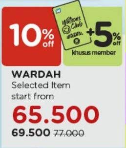 Promo Harga Wardah Product  - Watsons