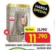 Promo Harga MIRANDA Hair Color Ash Blonde  - Superindo