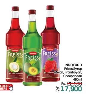 Promo Harga Freiss Syrup Melon, Frambozen, Cocopandan 500 ml - LotteMart