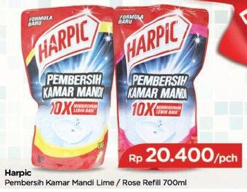Promo Harga HARPIC Pembersih Kamar Mandi Lime, Rose 700 ml - TIP TOP