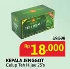Promo Harga Kepala Djenggot Teh Celup Green Tea Premium 60 gr - Alfamidi