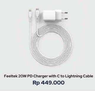 Promo Harga Feeltek C to Lightning Cable  - iBox