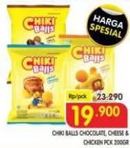 Promo Harga Chiki Balls Chicken Snack Coklat, Cheddar Cheese, Cheeky Chicken 200 gr - Superindo