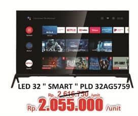 Promo Harga Polytron Smart Android TV 32 inch PLD 32AG5759  - Hari Hari