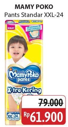 Promo Harga Mamy Poko Pants Xtra Kering XXL24 24 pcs - Alfamidi