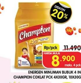 Promo Harga Energen Sereal Champion   - Superindo