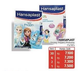 Promo Harga HANSAPLAST Plester Disney Frozen, Disney Princess 10 pcs - Lotte Grosir