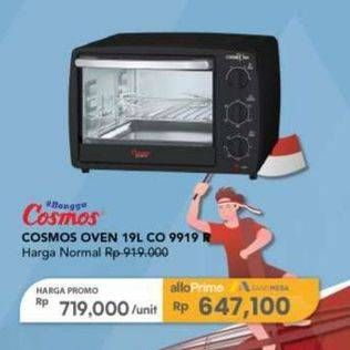 Promo Harga Cosmos CO-9919 R Oven 19L 19000 ml - Carrefour