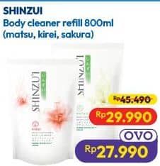 Promo Harga Shinzui Body Cleanser Matsu, Kirei, Sakura 800 ml - Hypermart