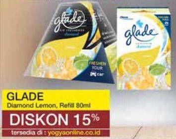 Promo Harga Glade Diamond Lemon 80 ml - Yogya