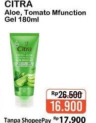 Promo Harga CITRA Fresh Glow Multifunction Gel Aloe Vera, Tomato 180 ml - Alfamart