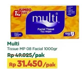 Promo Harga Multi Facial Tissue 1000 gr - TIP TOP