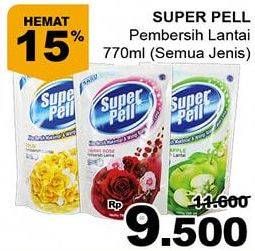Promo Harga SUPER PELL Pembersih Lantai All Variants 770 ml - Giant