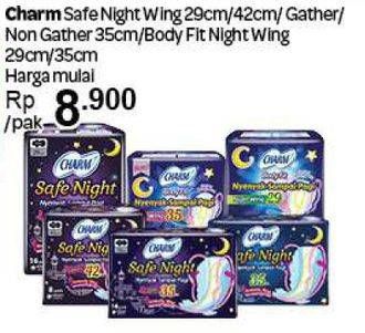 Promo Harga Charm Safe Night Wing 29cm, Gathers 42cm, Wing 35cm  - Carrefour